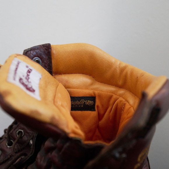 Mens Chippewa Waterproof Boots - Vibram Soles - 9W - +Thinsulate main image 9